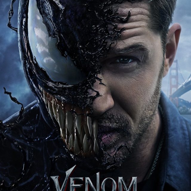 Venom movie poster with Tom Hardy